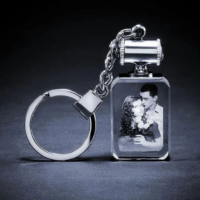 personalized crystal keyring 