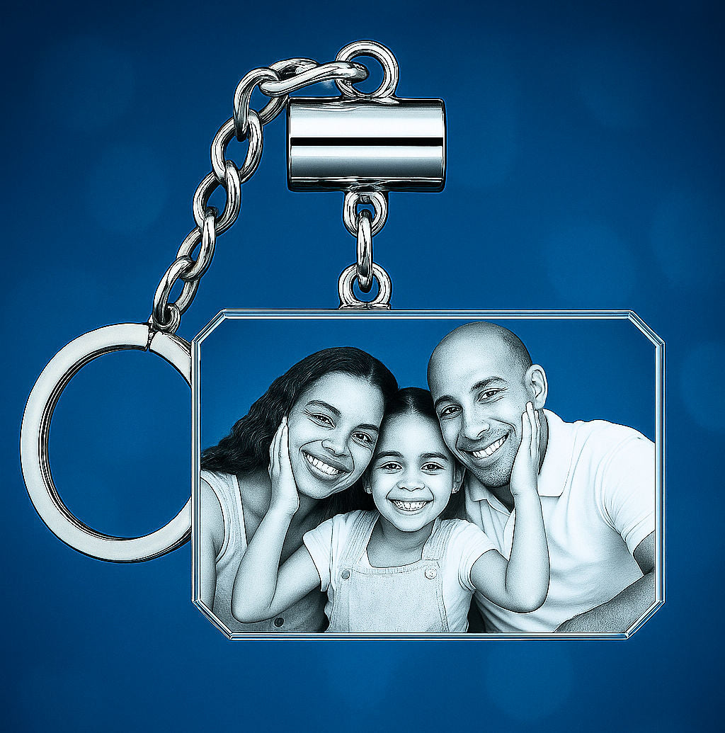 Crystal Brick Keychain